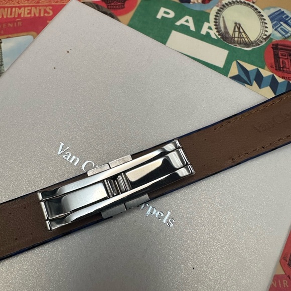 Van Cleef & Arpels Blue watch band with deployment clasp main image 4